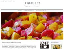 Tablet Screenshot of forkliftcatering.com